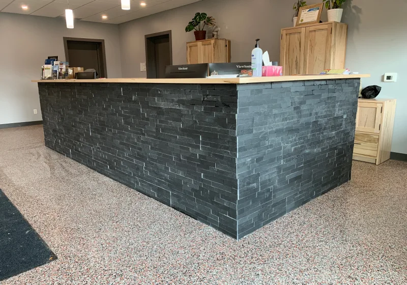 Stone counter bar by KD Ltd